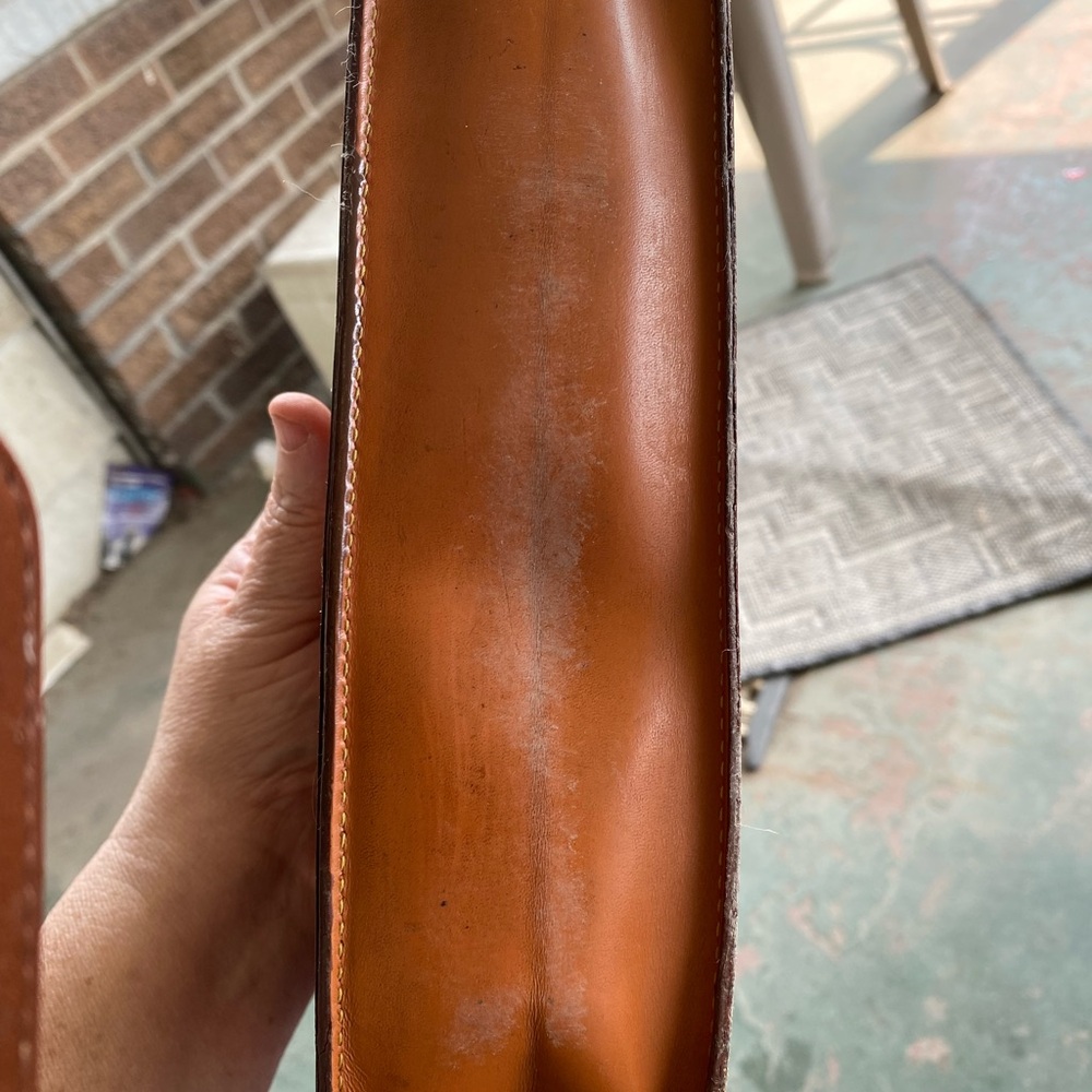 VINTAGE Louis Vuitton BROWN EPI LEATHER POUCHETTE - Picture 10 of 14